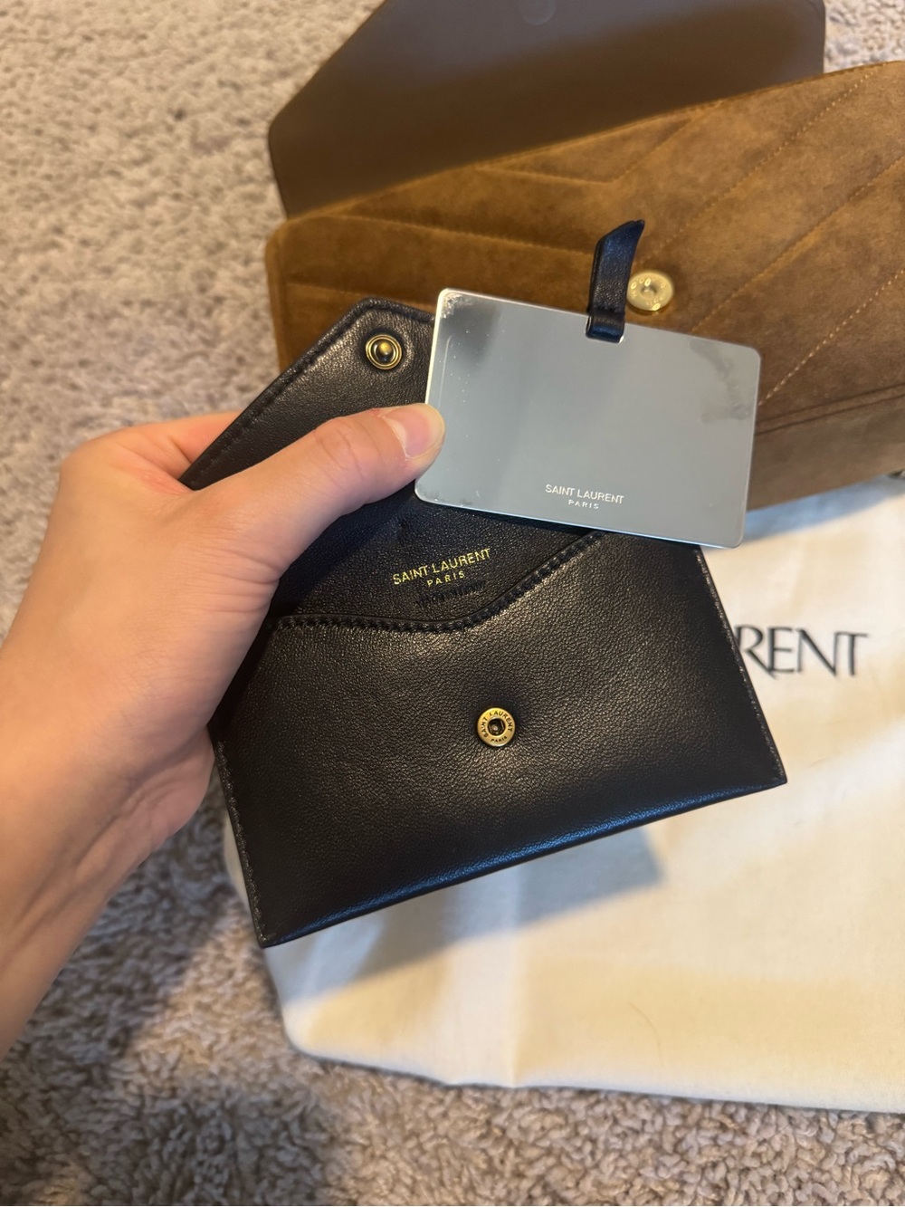 Saint Laurent Lou Lou Small Suede - Picture 5 of 7